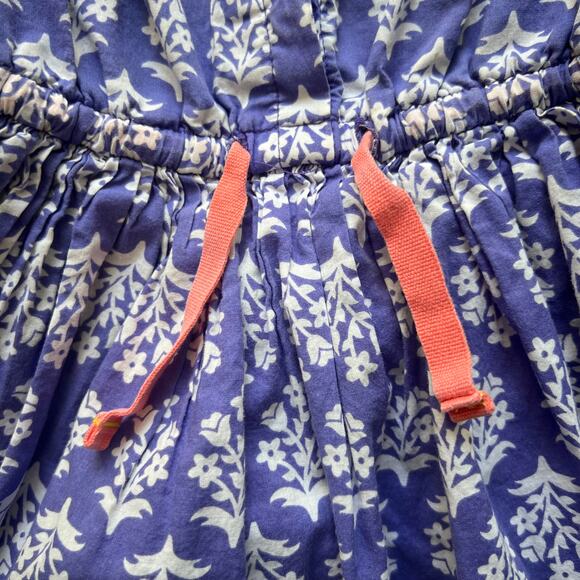 Mini Boden floral sleeveless cornflower blue patterned girl's dress - 3-4 years - Picture 3 of 4